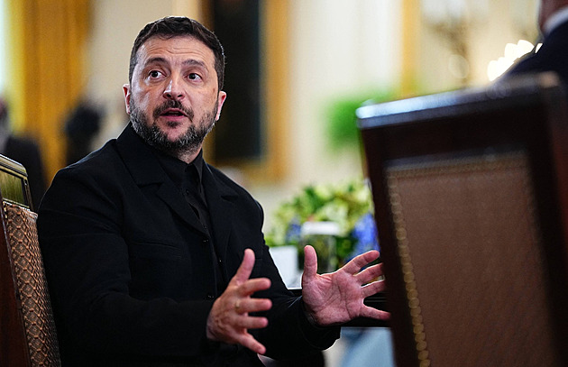 Jsme připraveni jednat s Putinem bez jakýchkoliv podmínek, prohlásil Zelenskyj