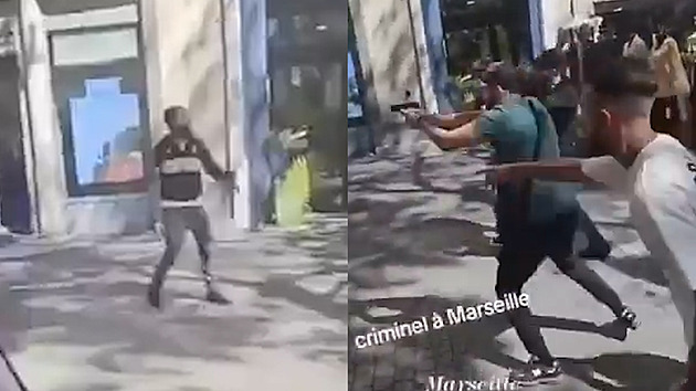 Tunisan pobodal řeznickými noži v centru Marseille několik lidí. Policie ho zastřelila