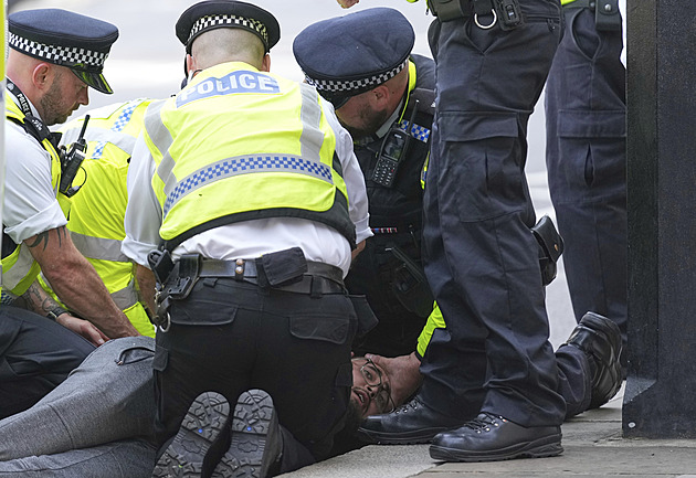 Londýnská policie zatkla desítky lidí podporujících propalestinské teroristy