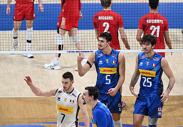 Italští volejbalisté jasně přehráli Belgii, v semifinále MS se utkají s Polskem