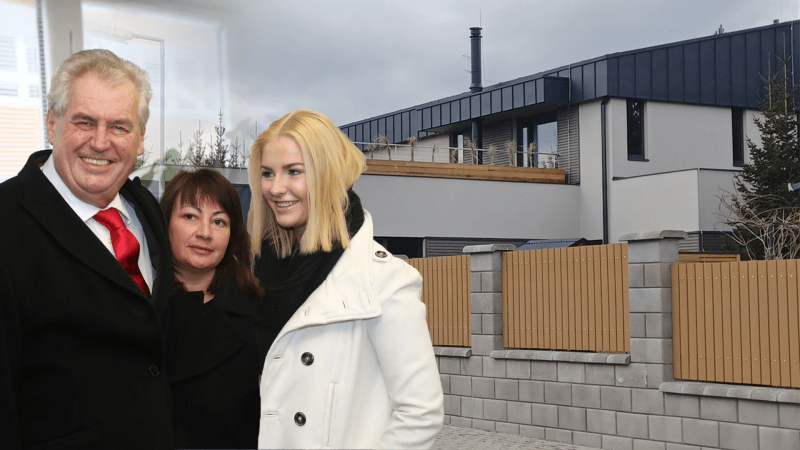 Zeman žije v luxusním „bungalovu“ s japonskou zahradou. Podívejte se, jak dům vypadá