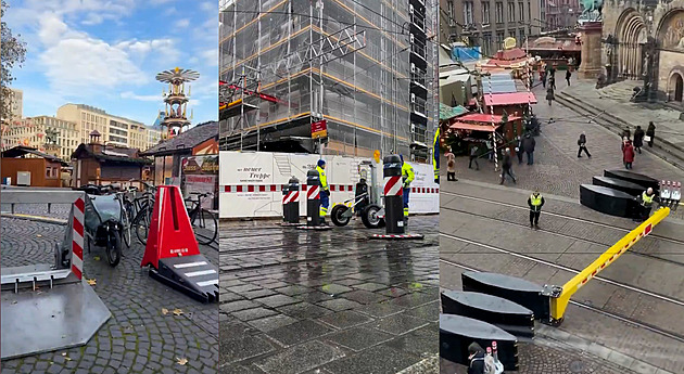 Augsburg šetří na vysouvacích sloupcích. Hýbou s nimi ručně jednou za sedm minut